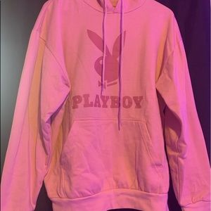 Pink playboy hoodie